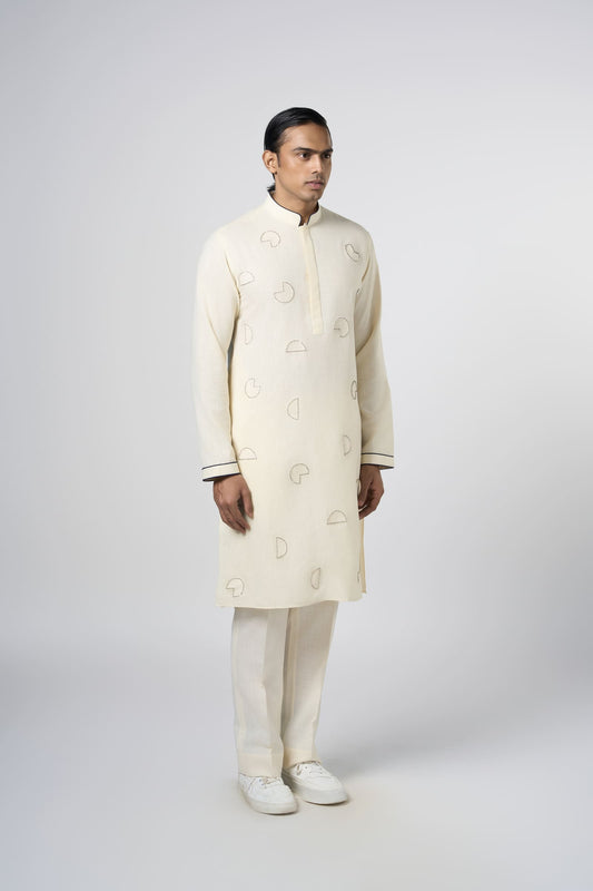 Circular Geo Abstract Kurta