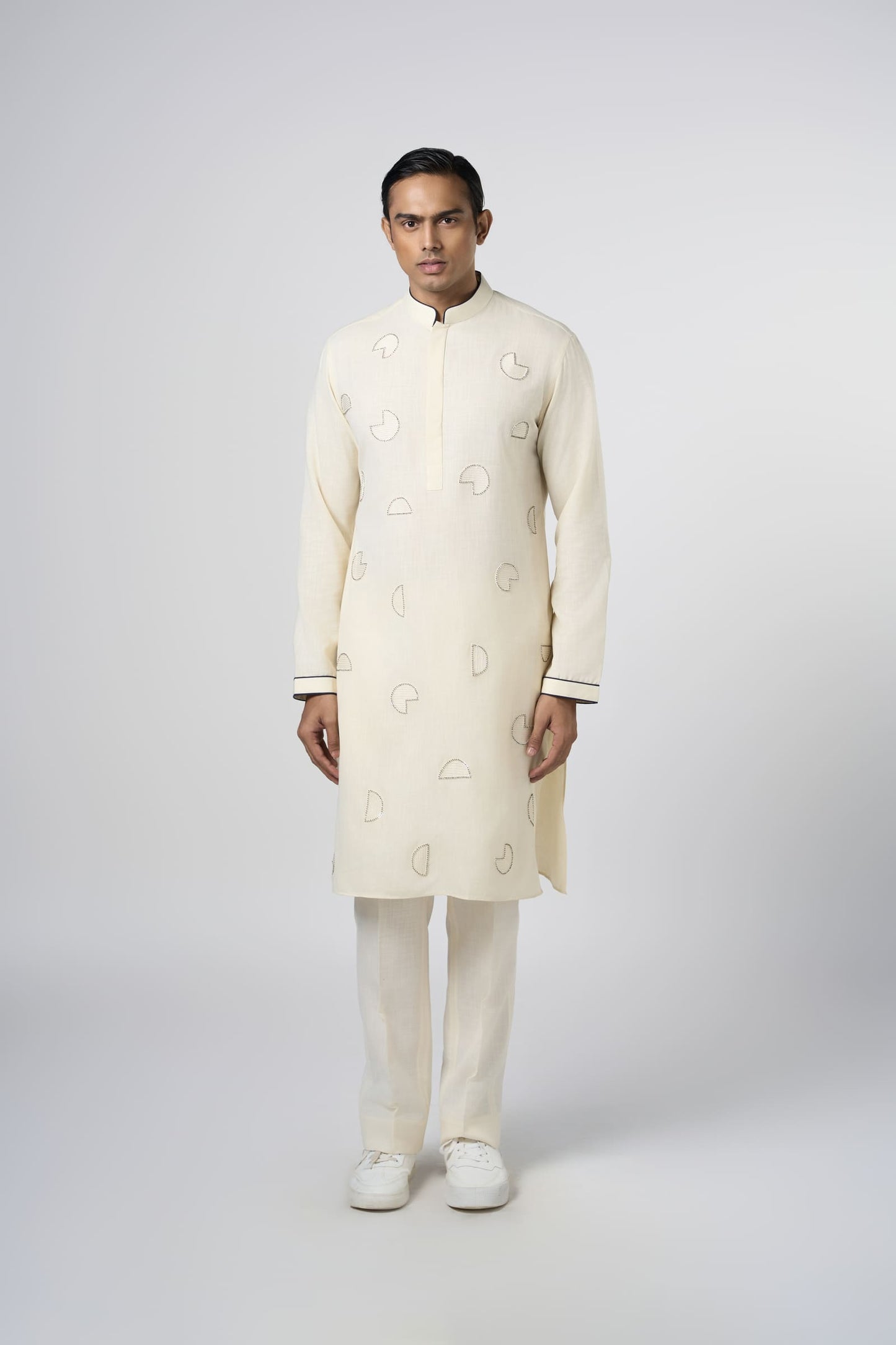 Circular Geo Abstract Kurta