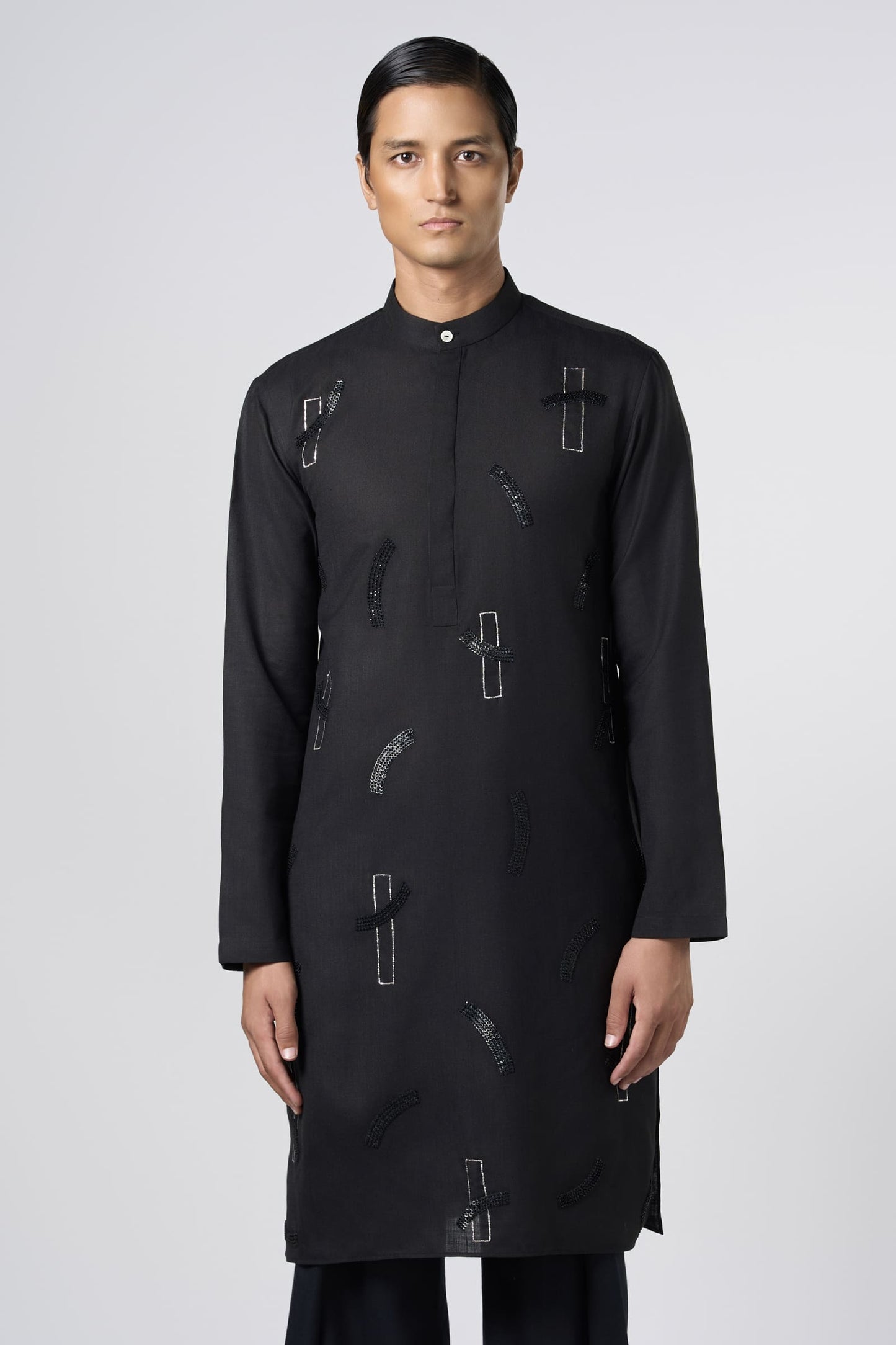 Stucco Embroidered Kurta