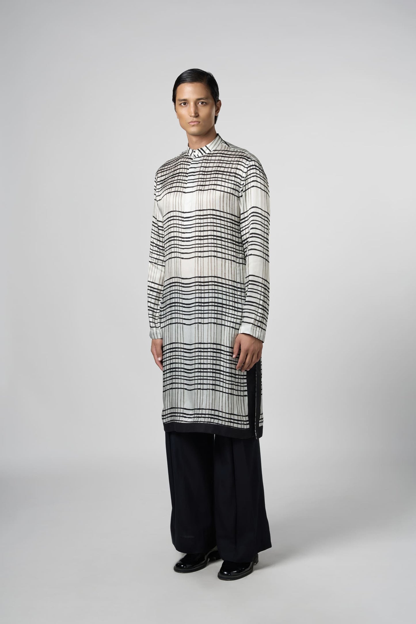 Urban Checkered Kurta