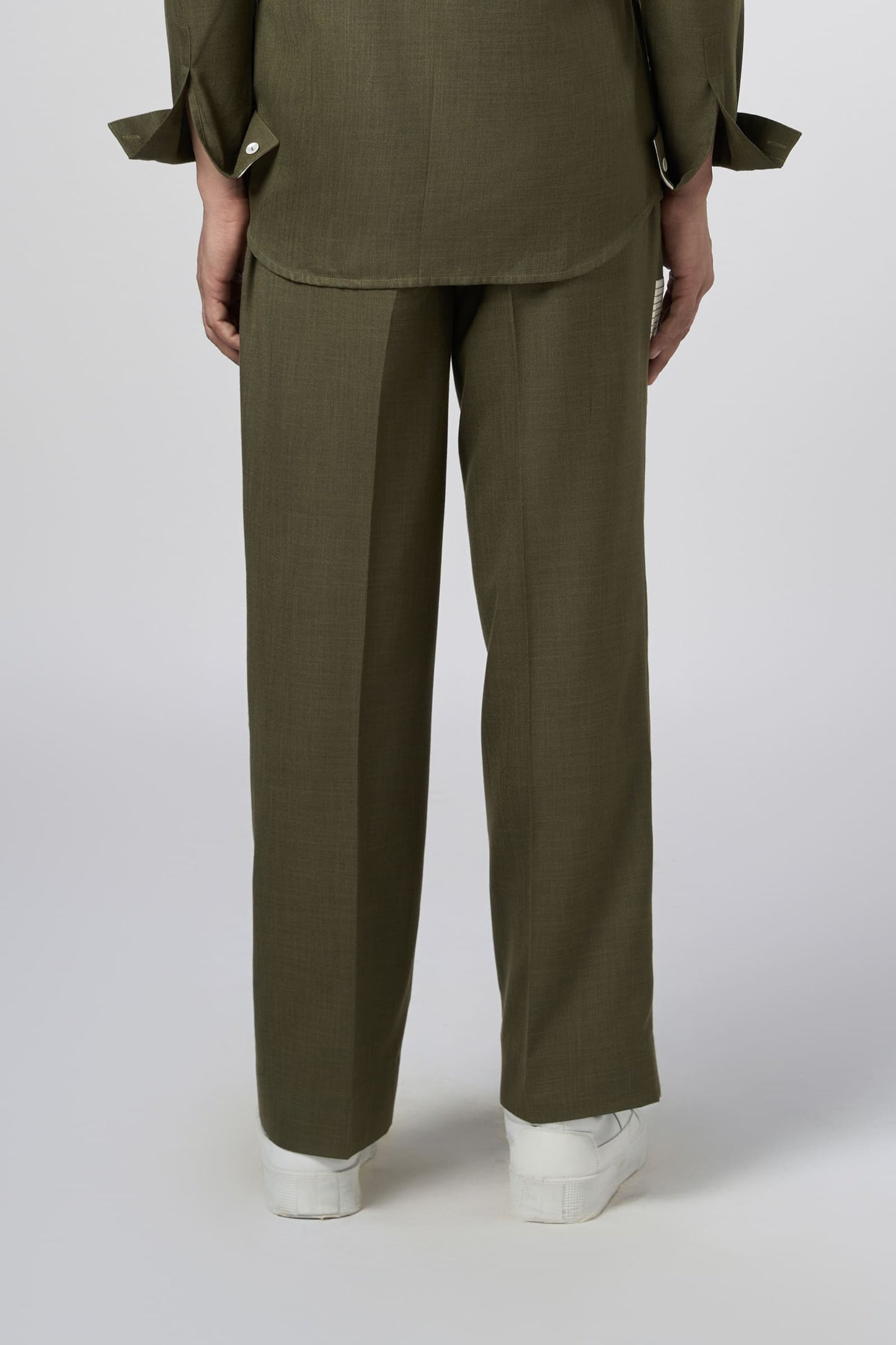 Linear Patch Pants Olive