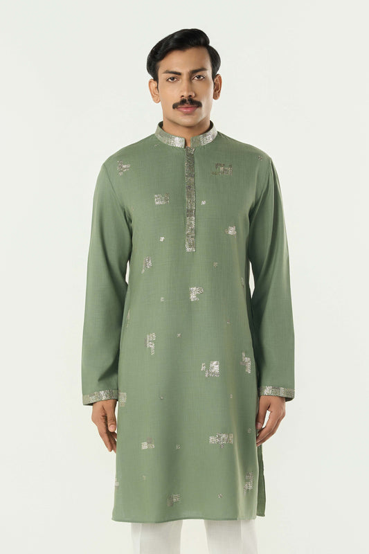 Alluro Kurta - Sage Green