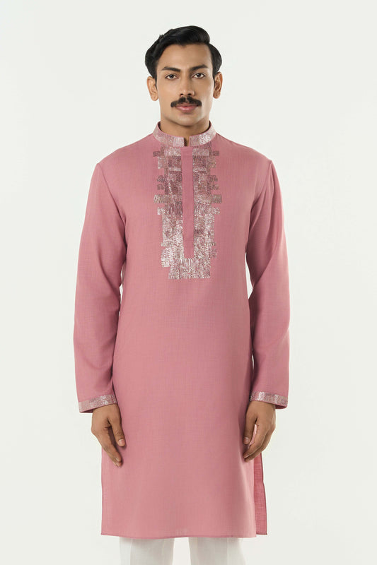 Aurum Kurta - Pink