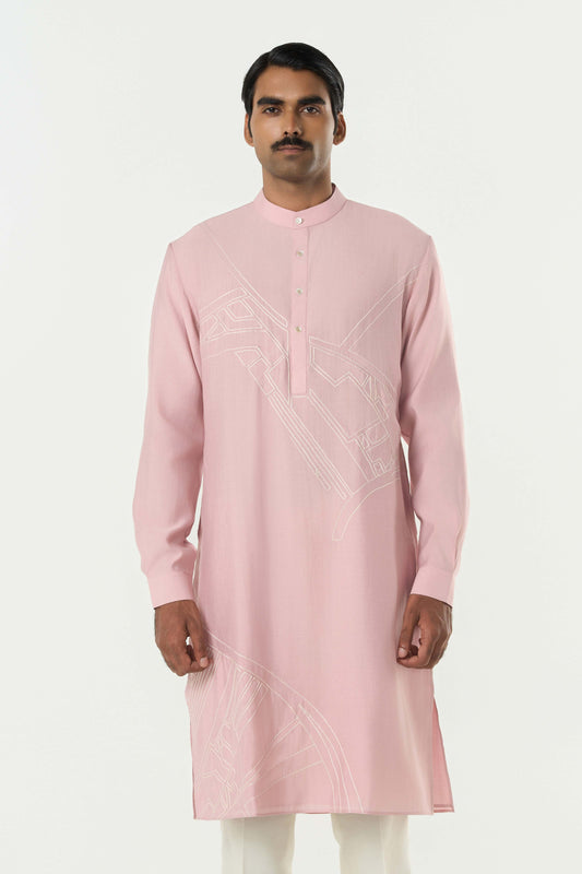 Avenue Kurta - Pastel Pink