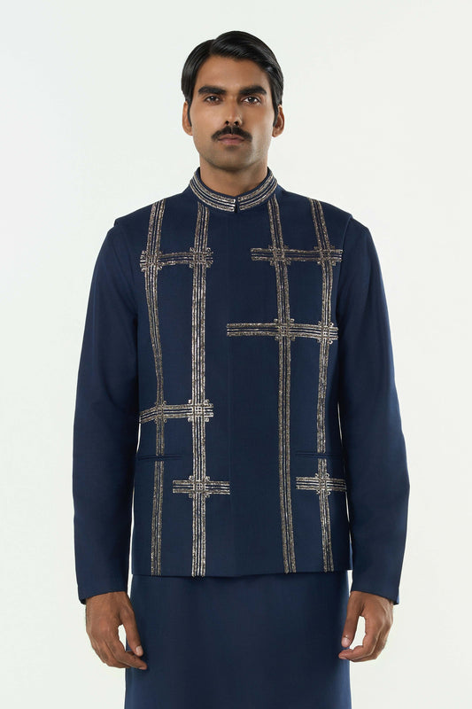 Beam Bandi Jacket - Navy Blue