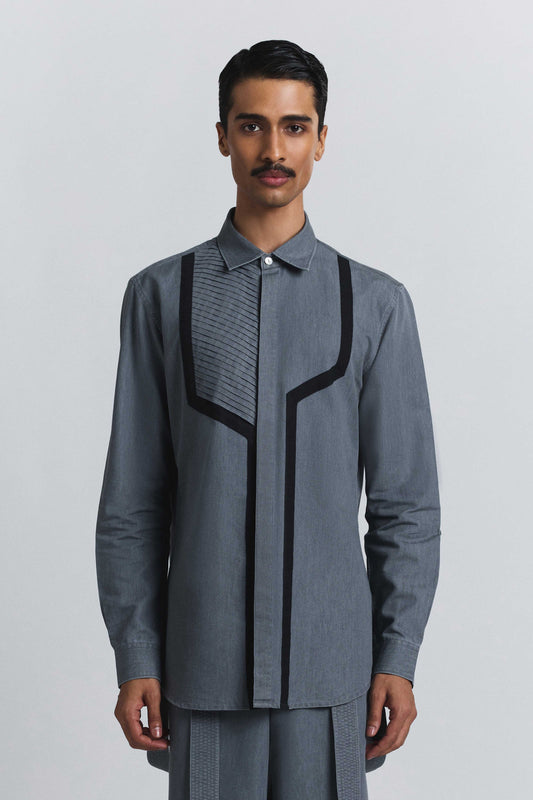 Circuit Pleat Shirt