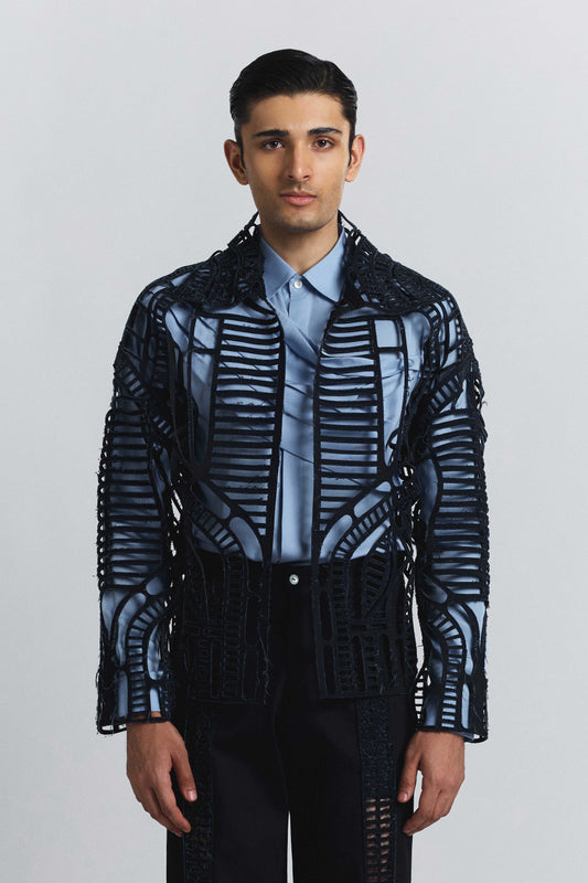 Circuitry Laser-Cut Jacket