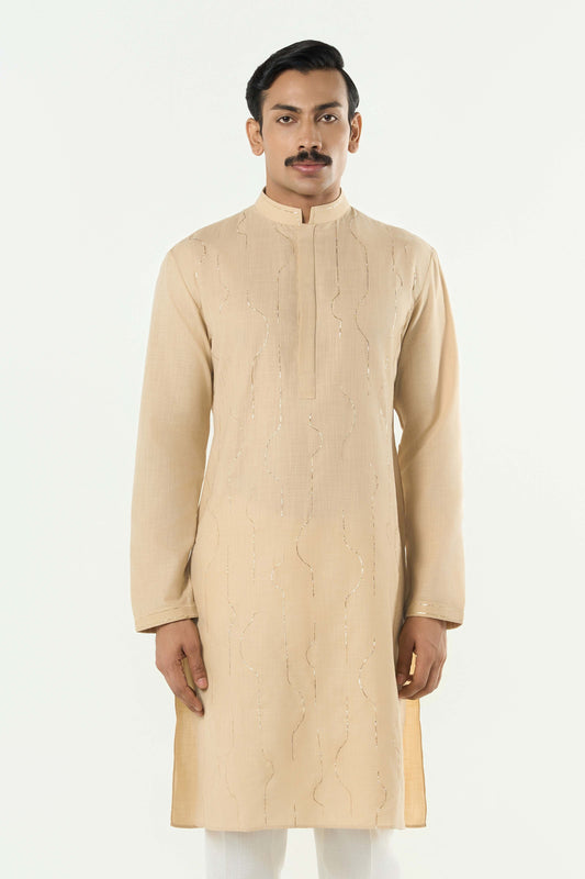 City Pulse Kurta - Beige