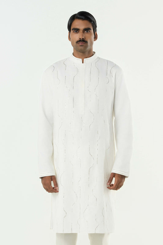 City Pulse Kurta - Off White