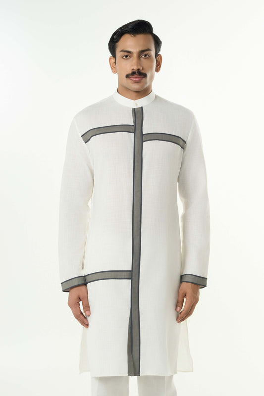 Crossbeam Kurta- Off White