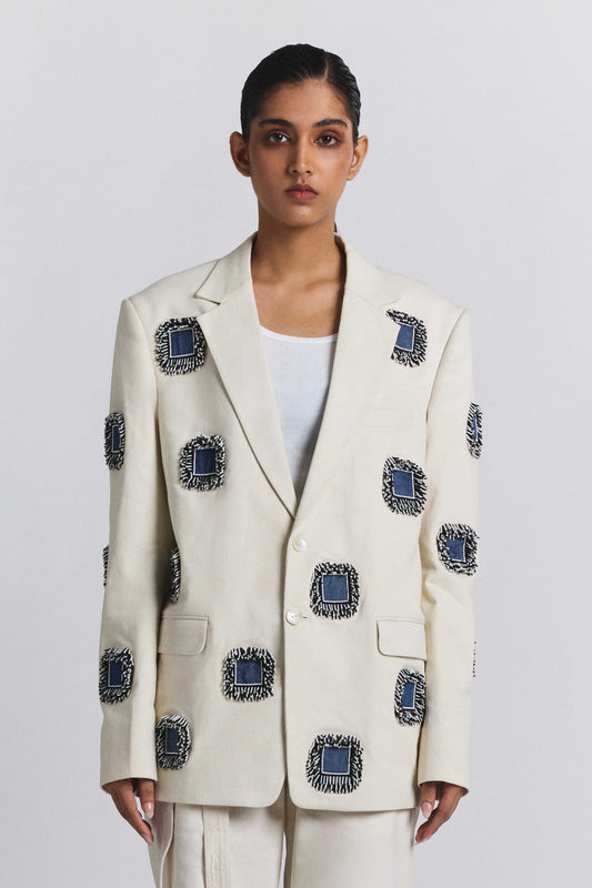Glintcore Denim Blazer