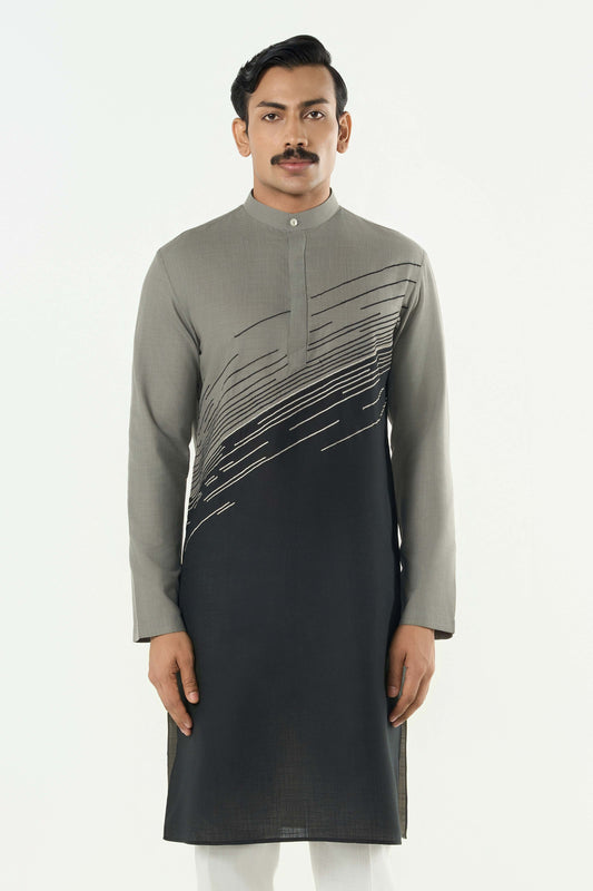 Hyperdrive Kurta - Grey