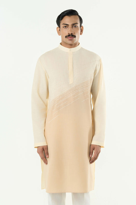 Hyperdrive Kurta - Ivory