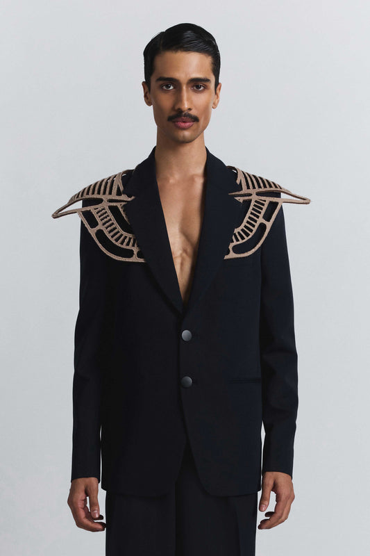 Laser Cut Panel Blazer