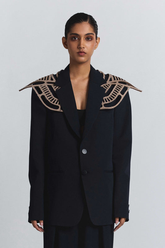 Laser Cut Panel blazer