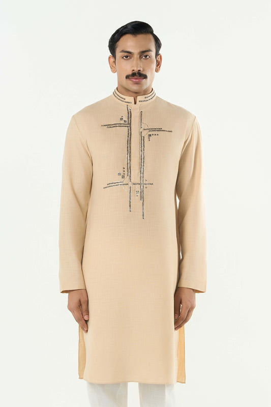 Lunar Bay Kurta - Beige