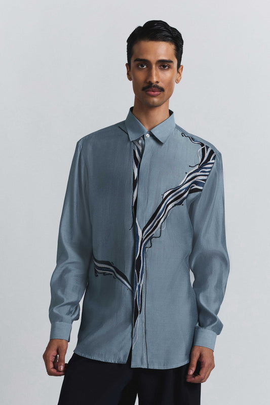 The Abstract Embroidery Shirt