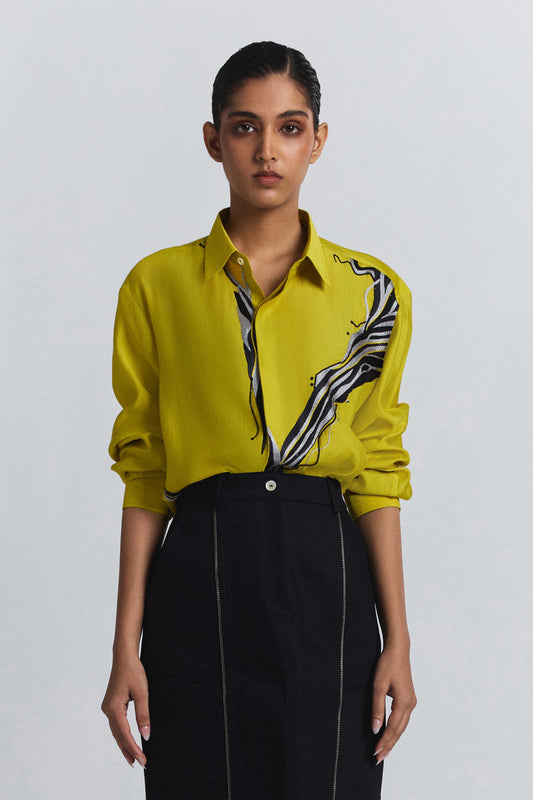 The Abstract Embroidery Shirt