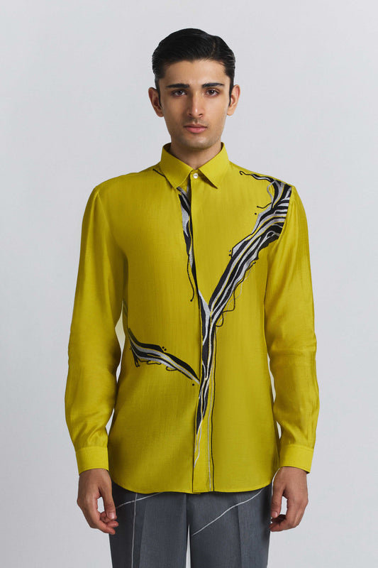 The Abstract Embroidery Shirt