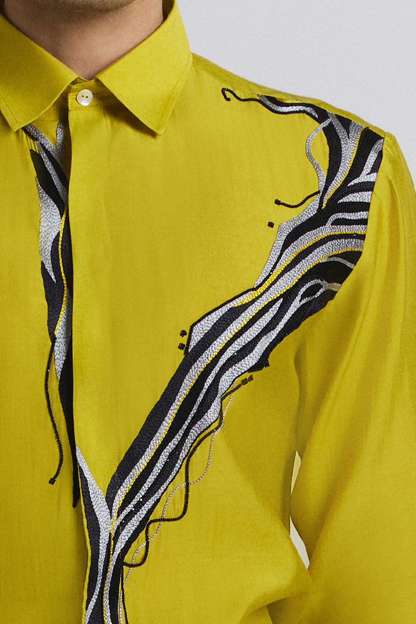 The Abstract Embroidery Shirt
