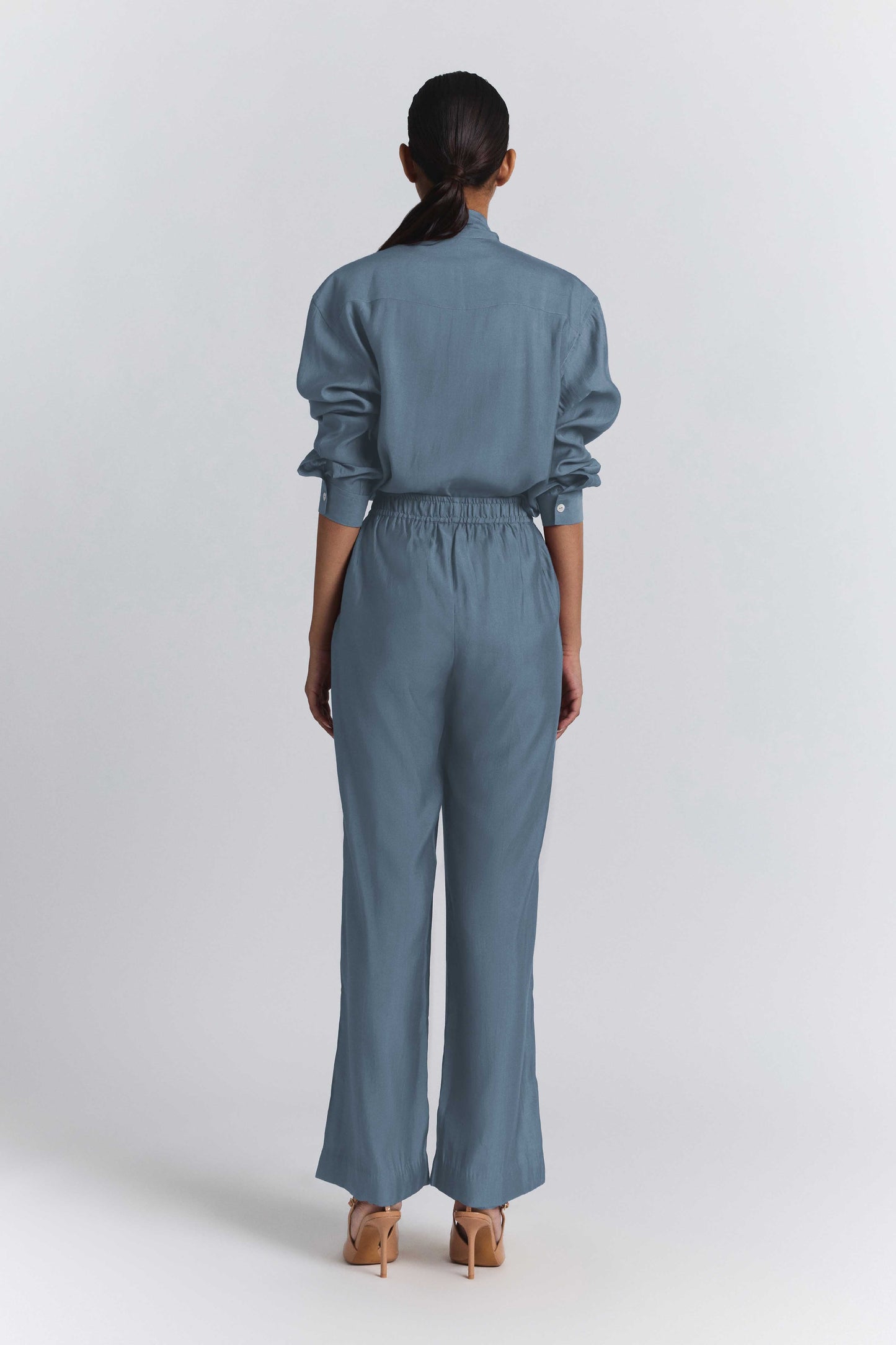 Tie-Neck Embellished Set