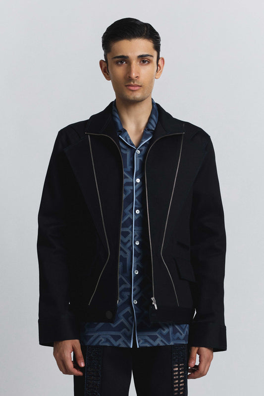 Torque Denim Bomber