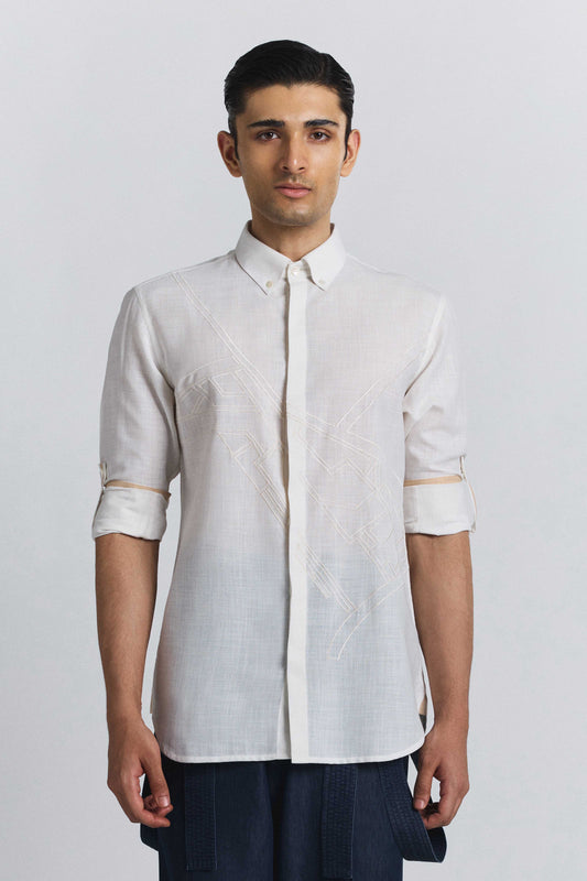 Urban Layout embroidered shirt