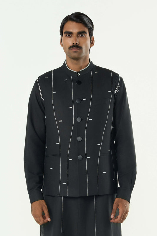 Warp Line Bandi Jacket - Black