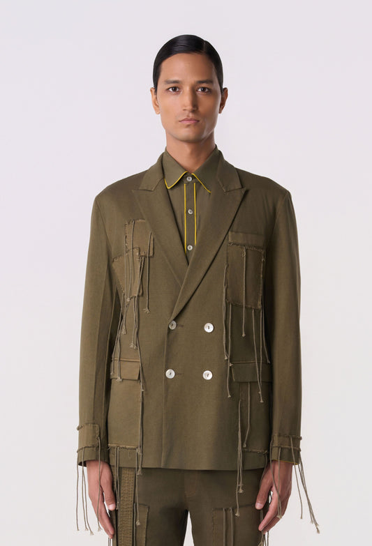 Circuit Fringe  Blazer