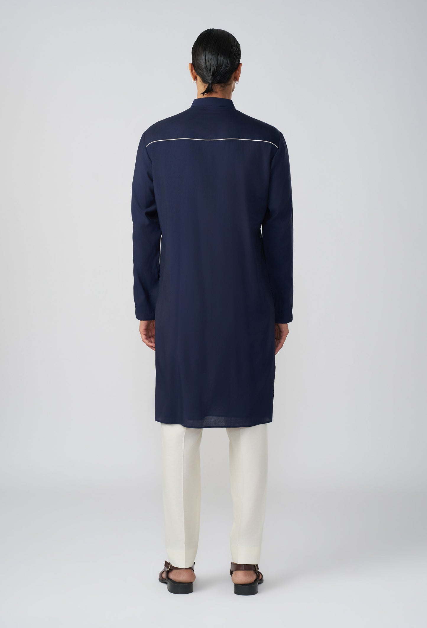 City Roots Kurta - Navy Blue