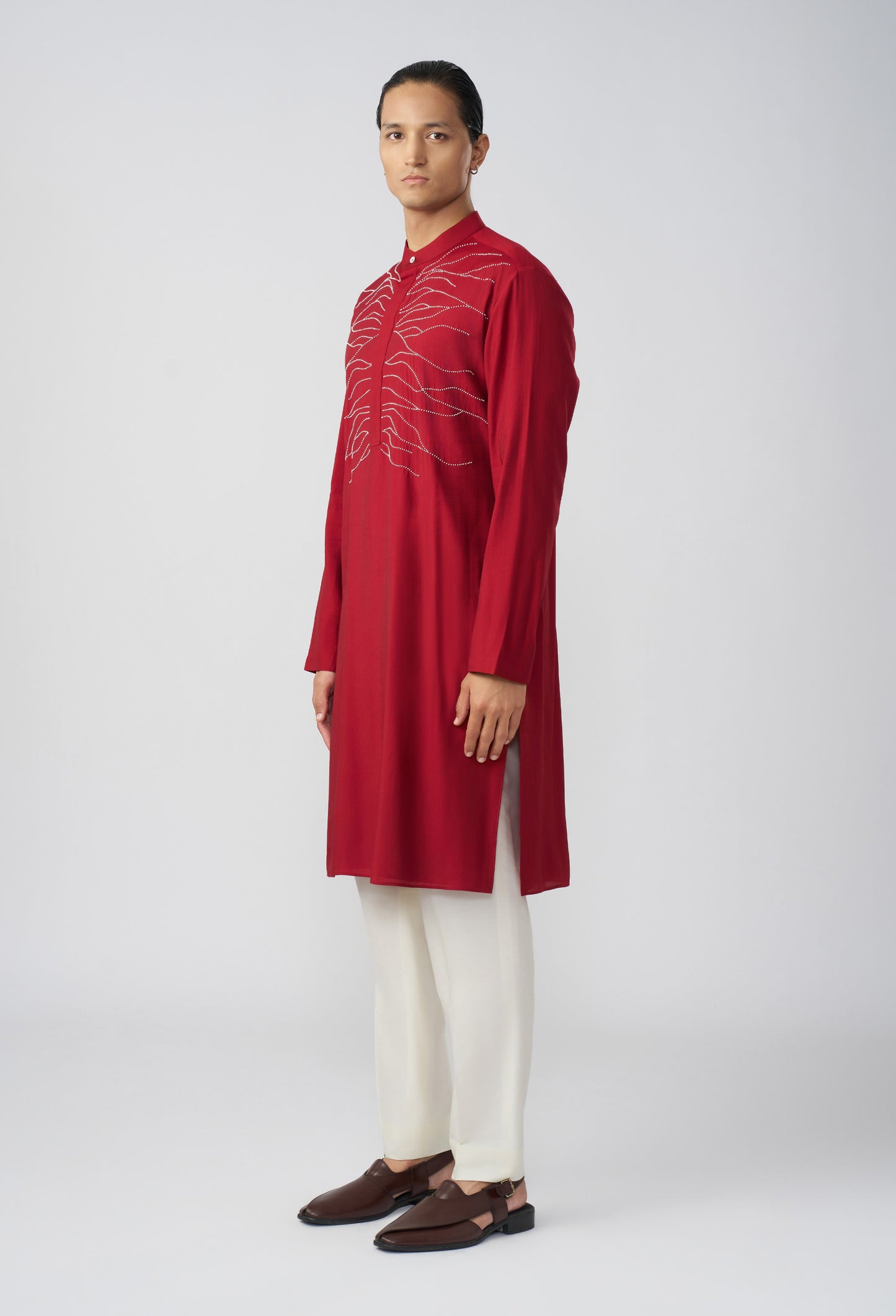 City Roots Kurta - Red