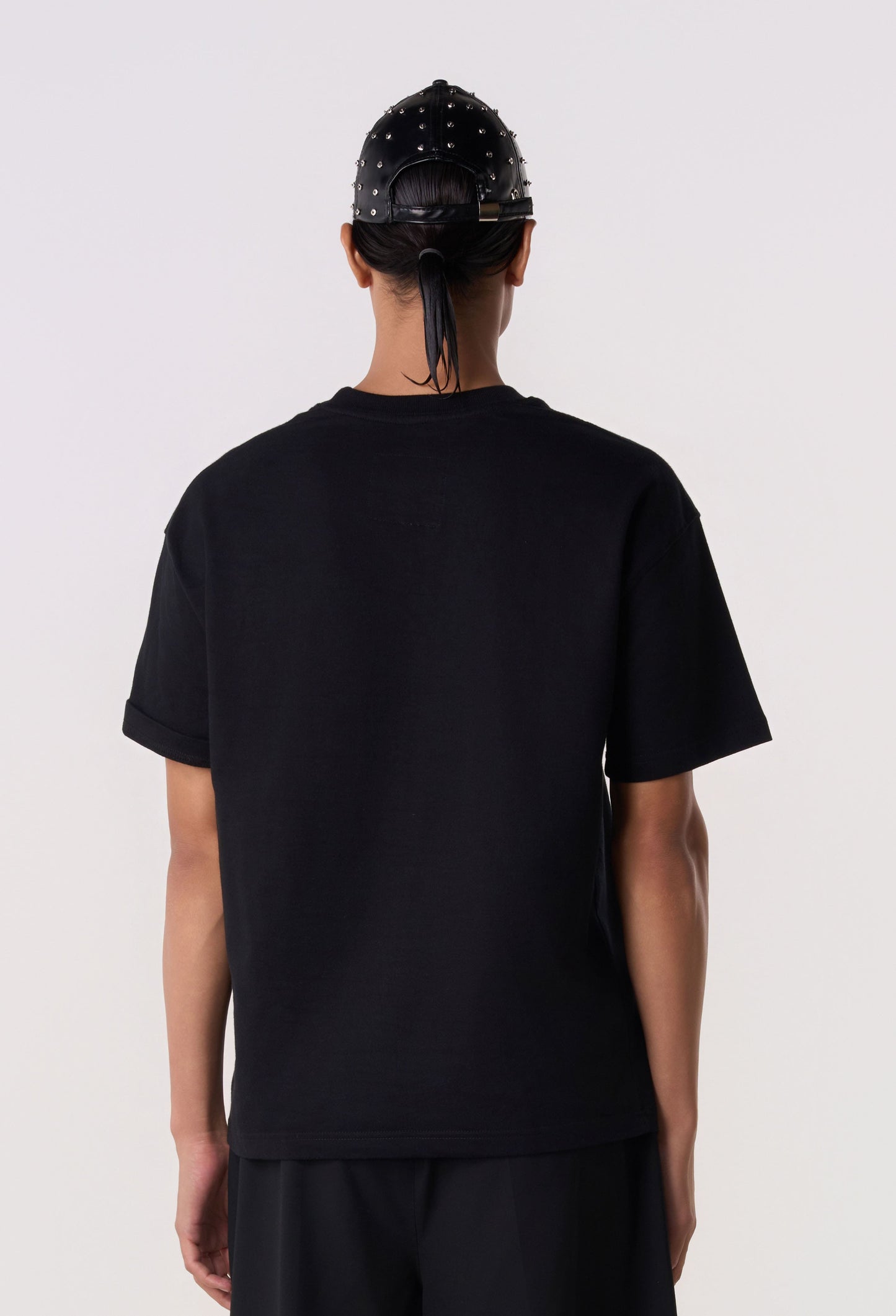 Contour Piping T-Shirt Black