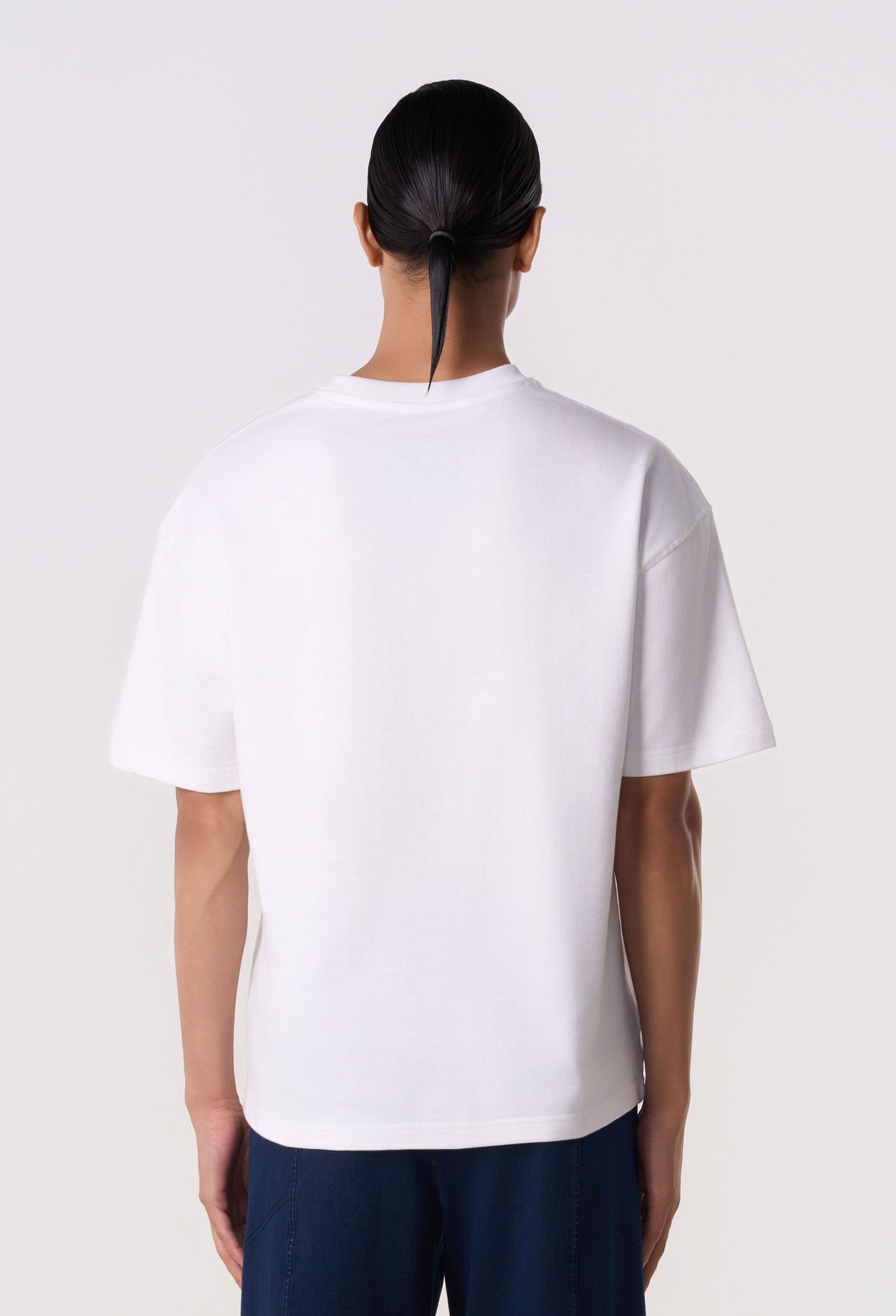 Contour Piping T-Shirt White