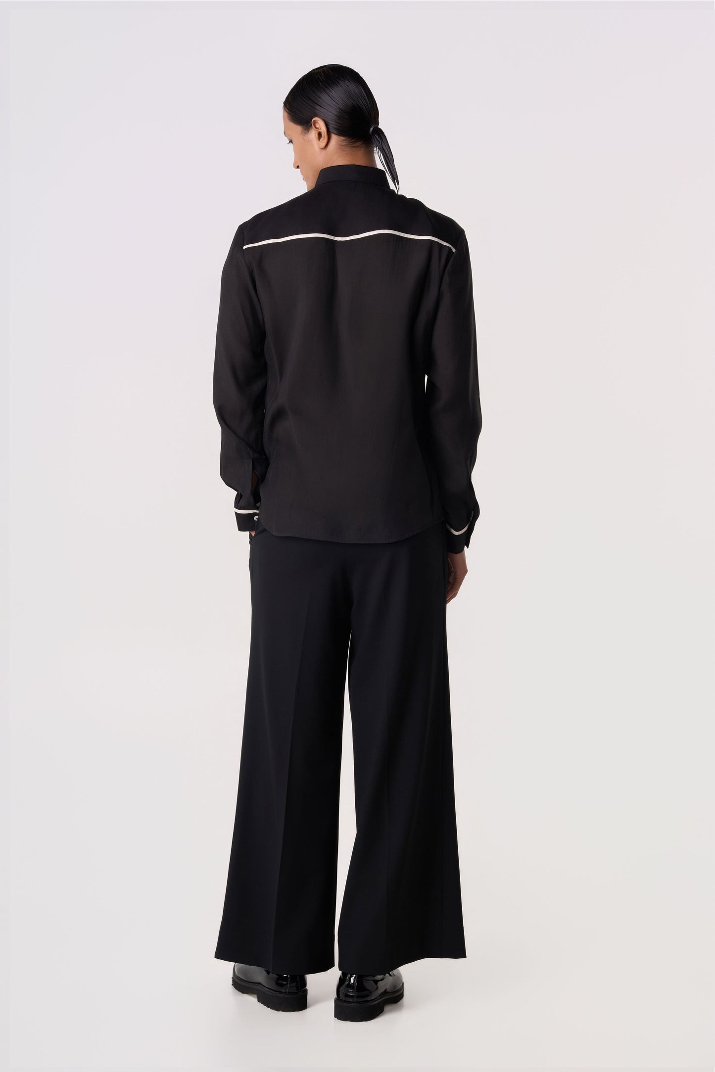 Contoured Piping Shirt