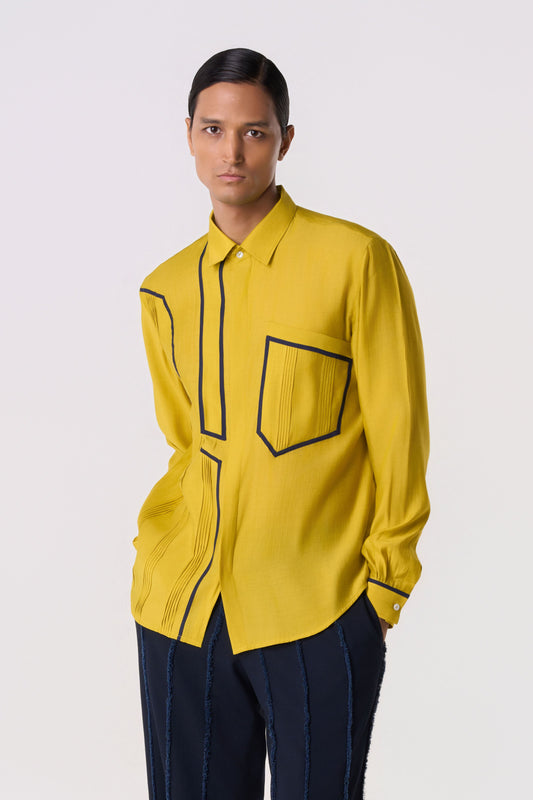 Contoured Piping Shirt