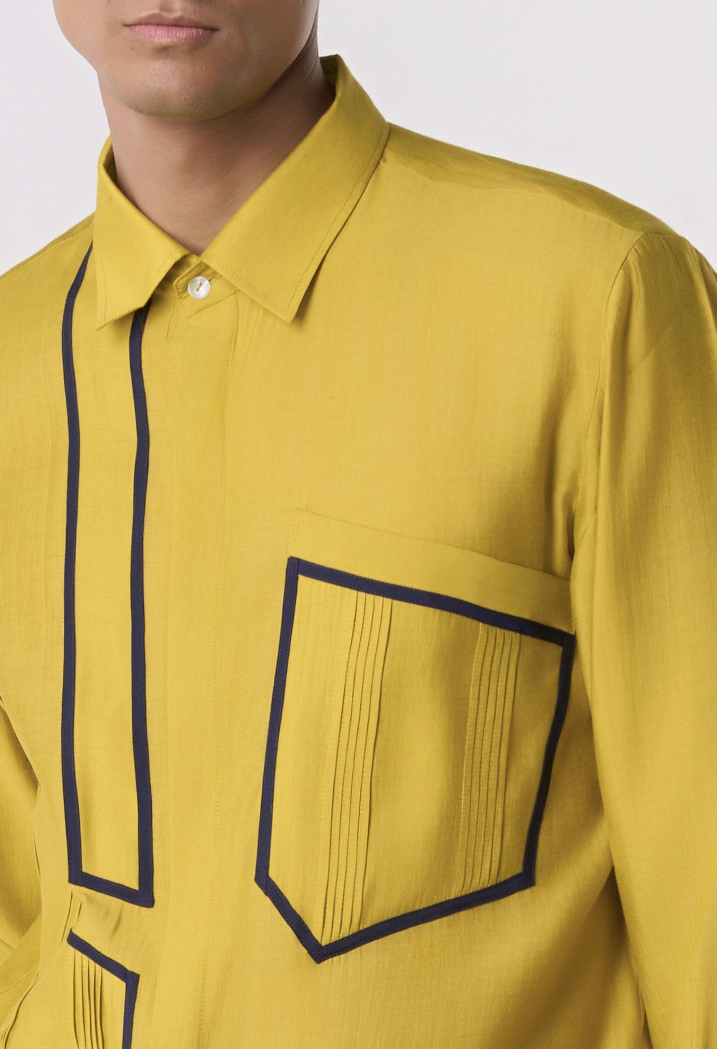 Contoured Piping Shirt