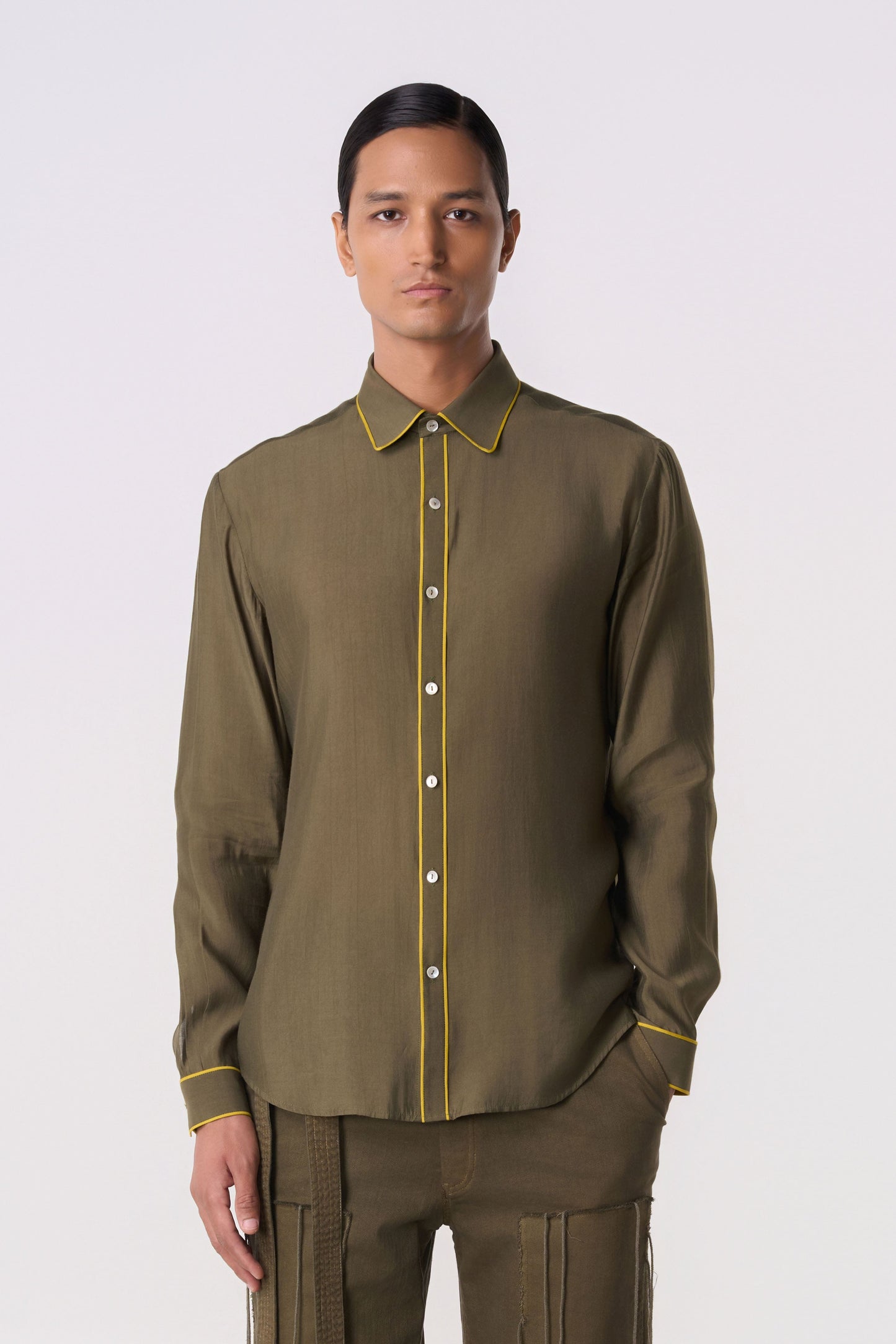 Draft Line Piping Shirt