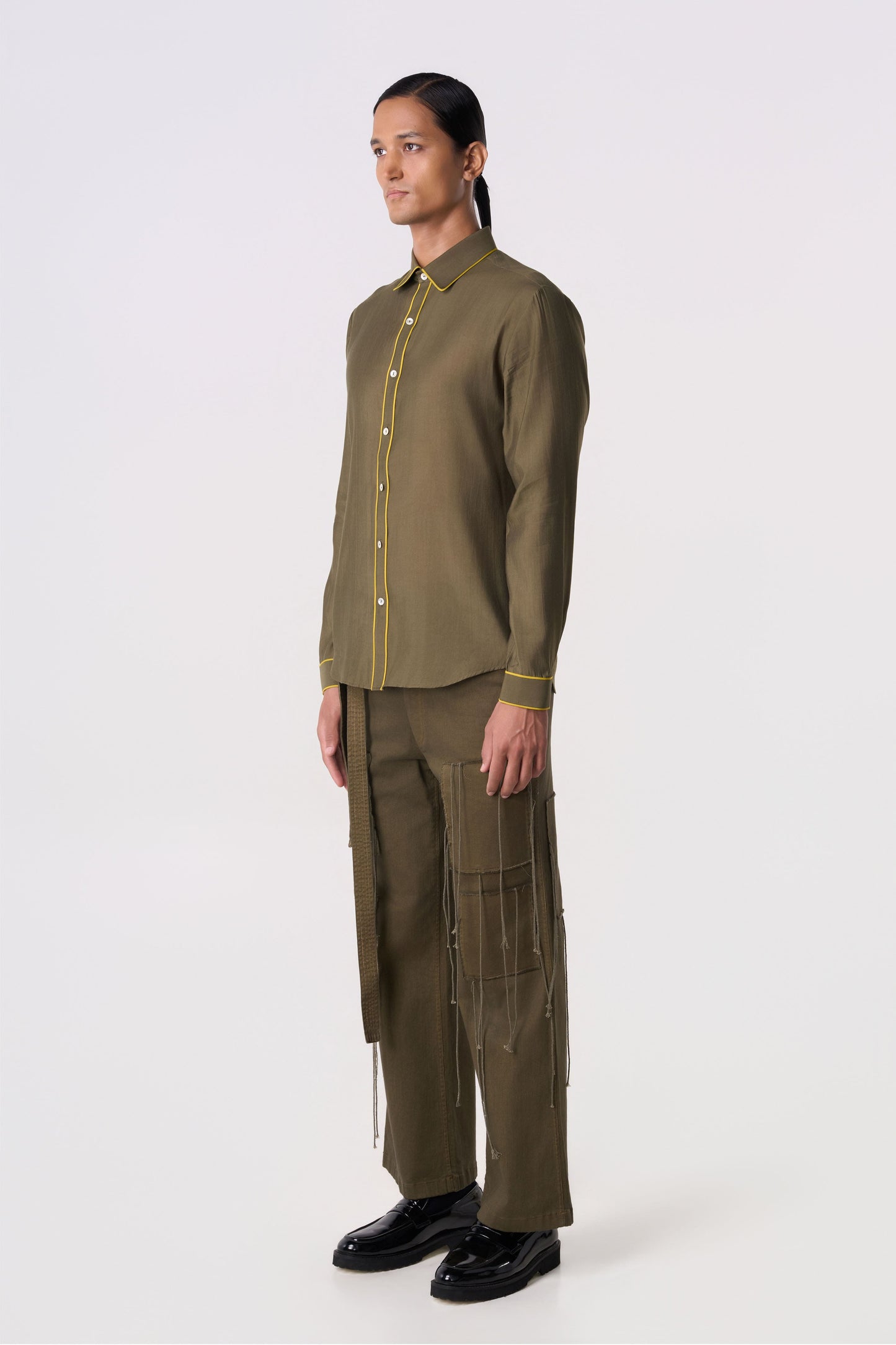 Draft Line Piping Shirt