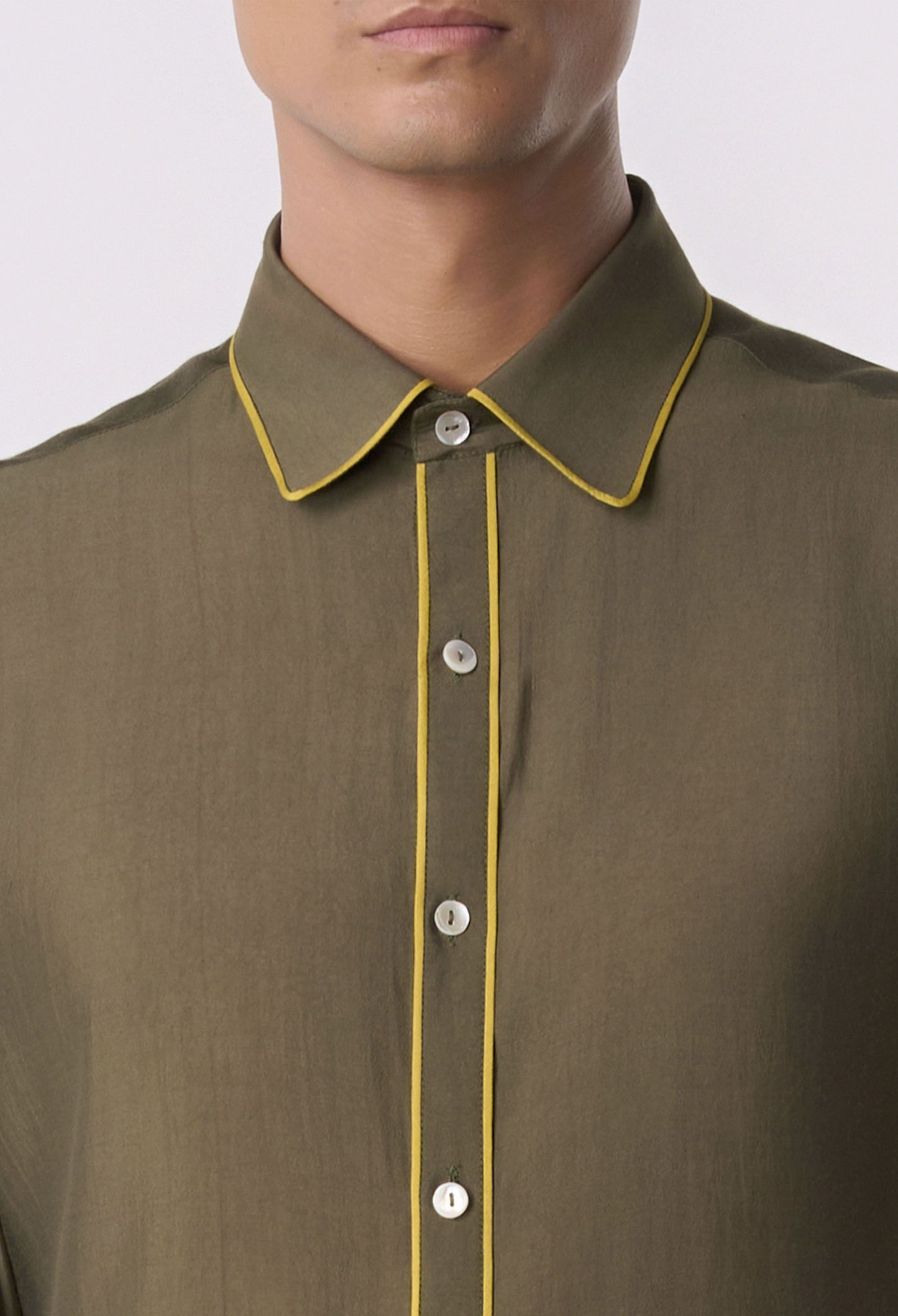 Draft Line Piping Shirt