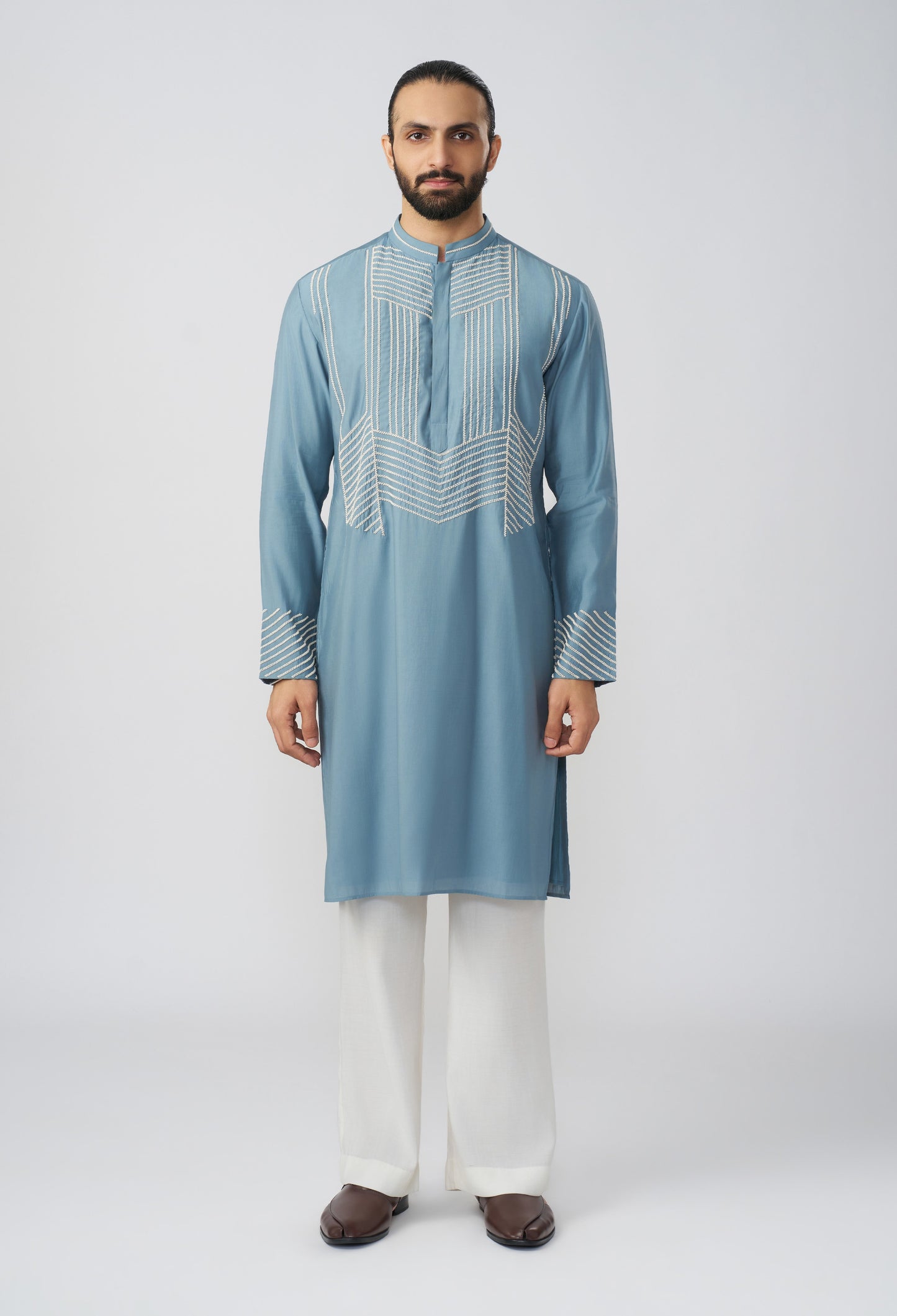 Framework Kurta - Blue Ash Grey
