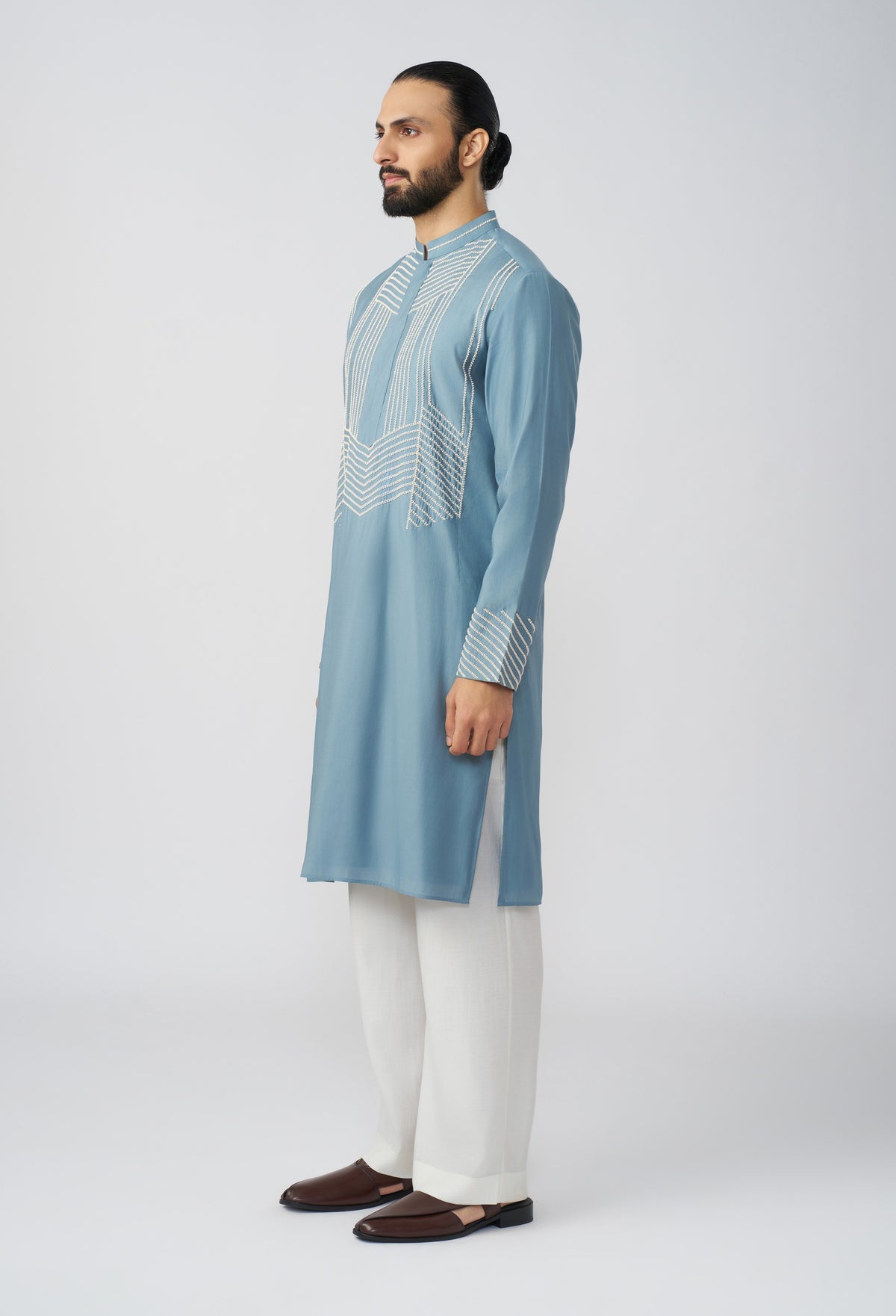 Framework Kurta - Blue Ash Grey