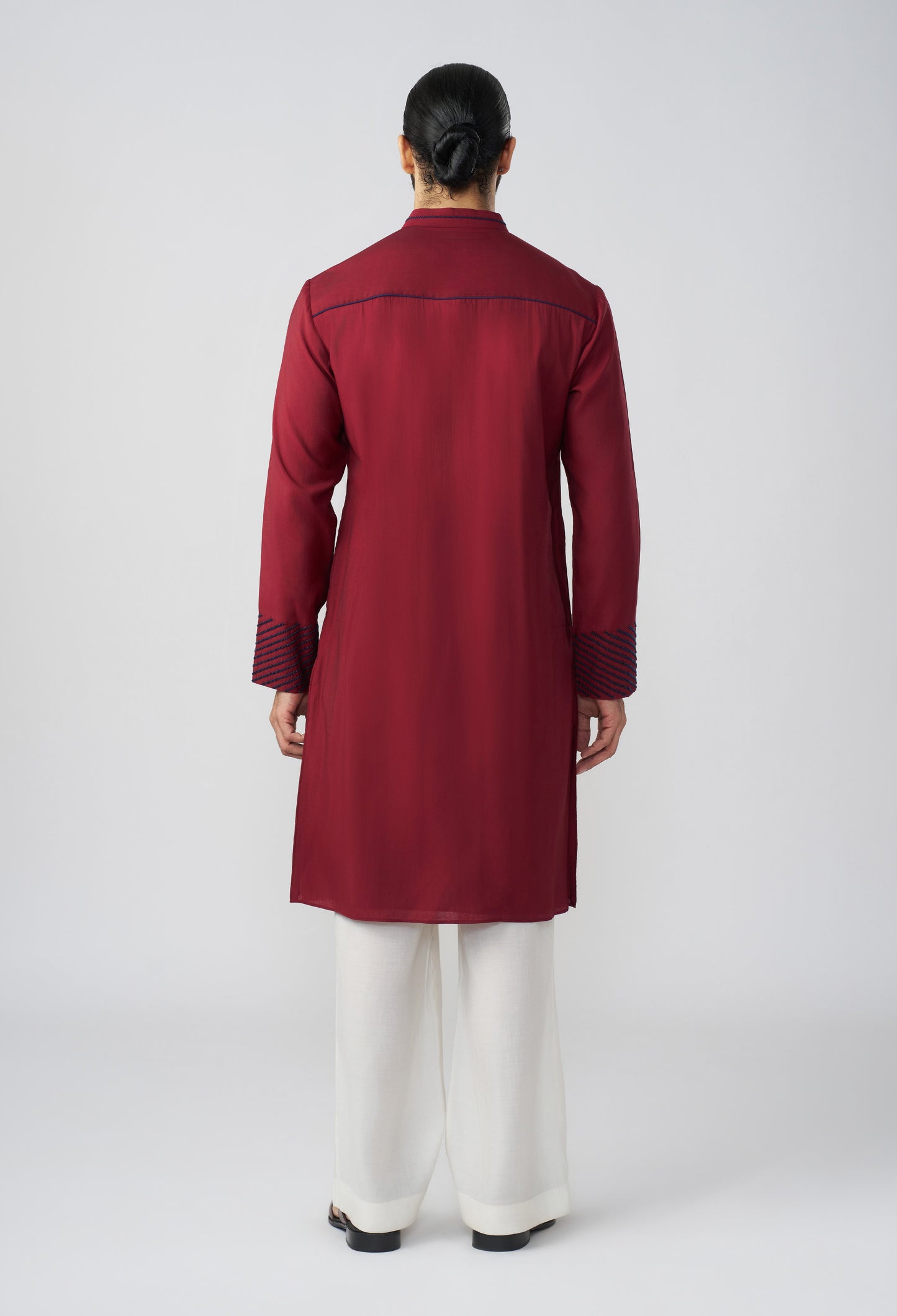 Framework Kurta - Maroon