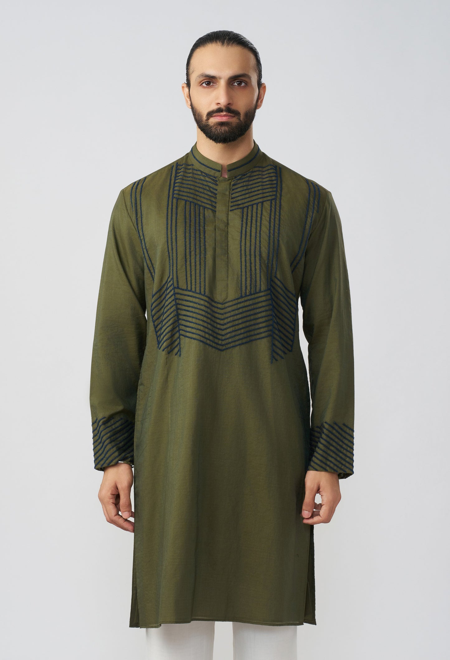 Framework Kurta - Olive