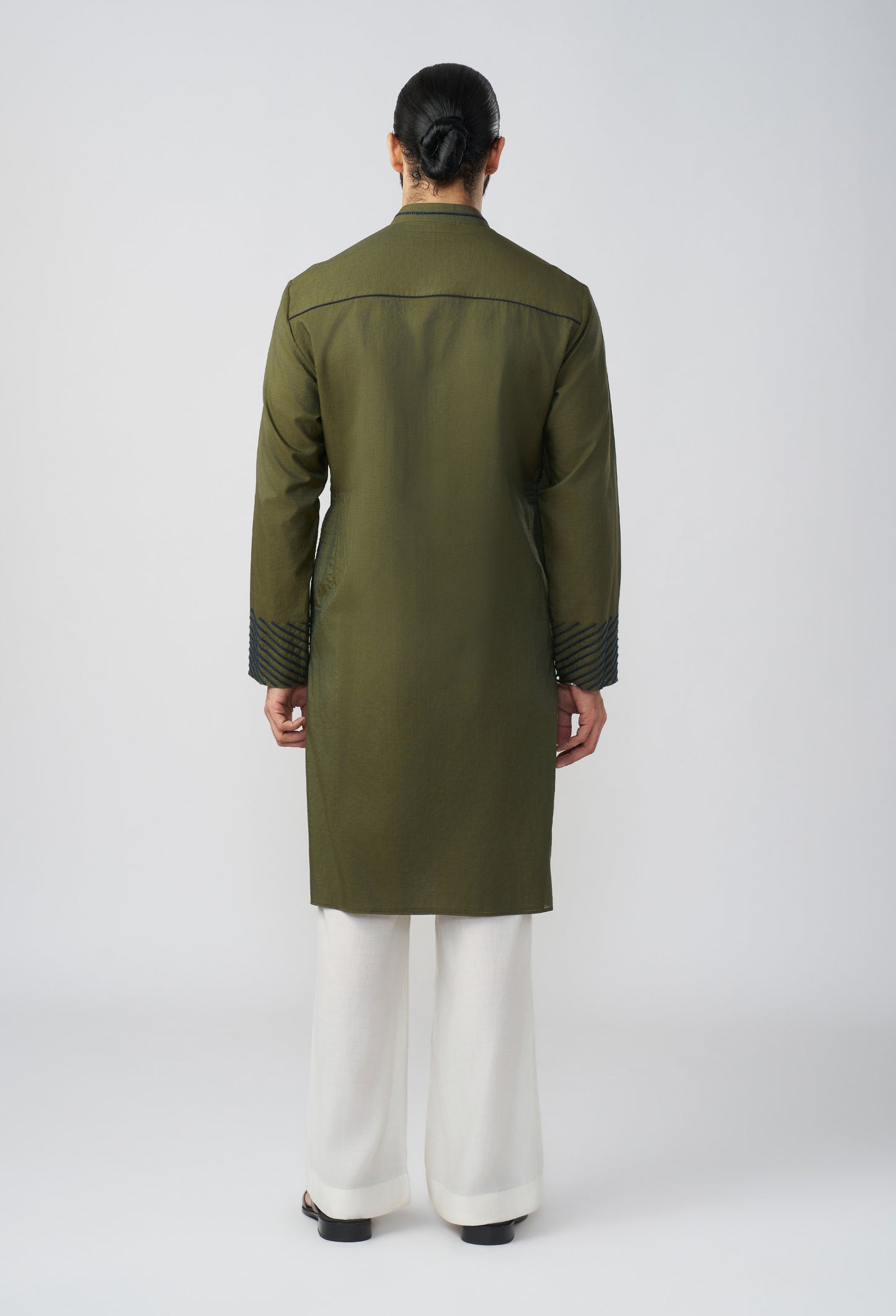 Framework Kurta - Olive