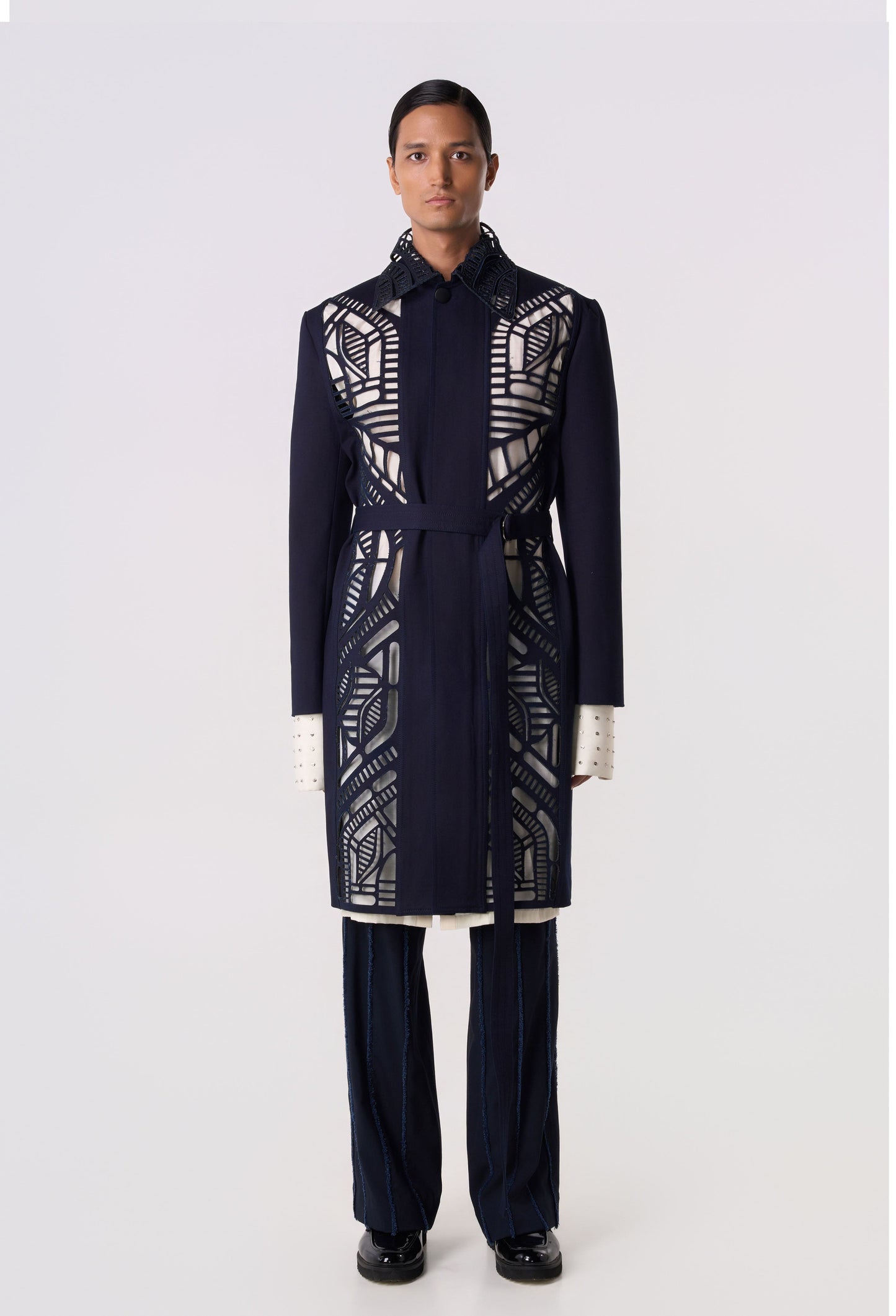 Lattice Laser Cut Trench