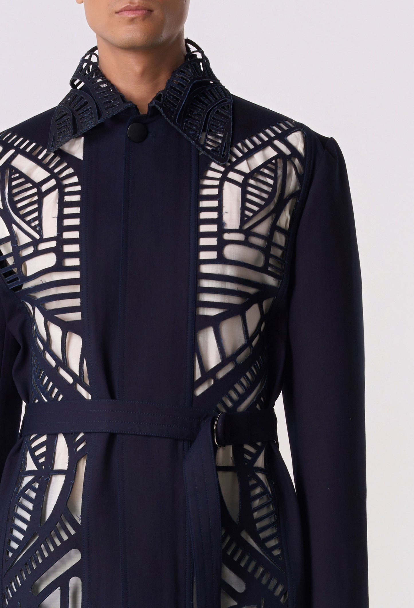 Lattice Laser Cut Trench