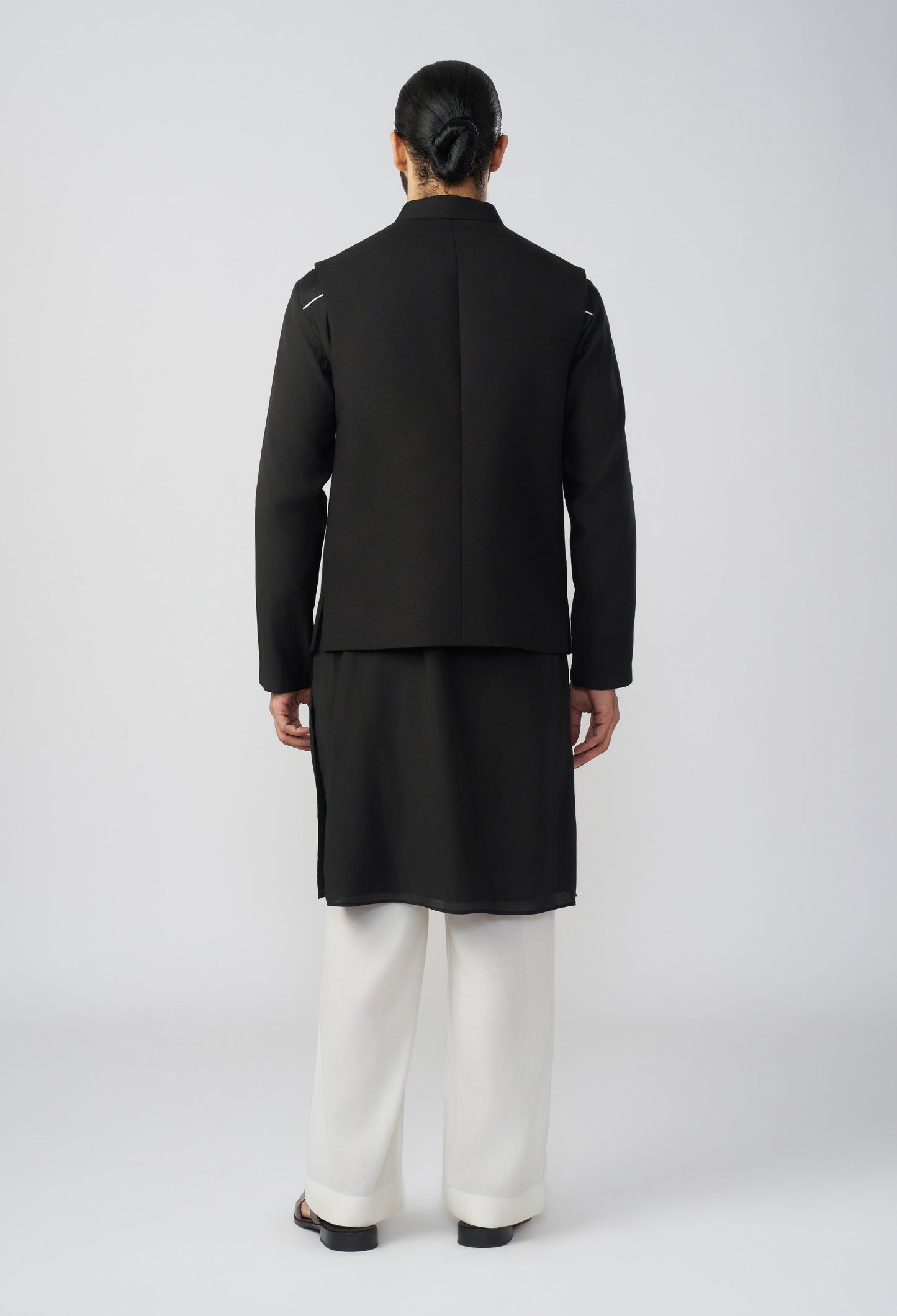 Linear Drift Bandi Jacket - Black