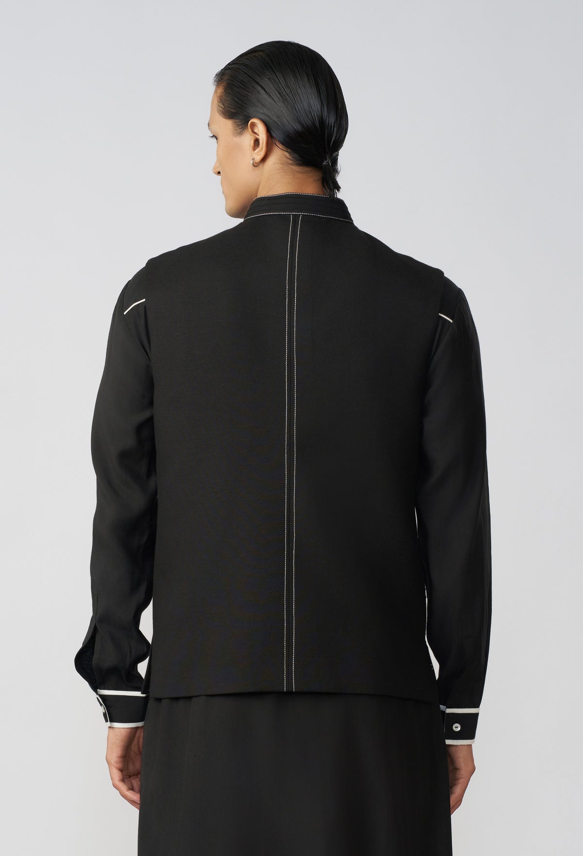 Offset Stitchline Bandi - Black