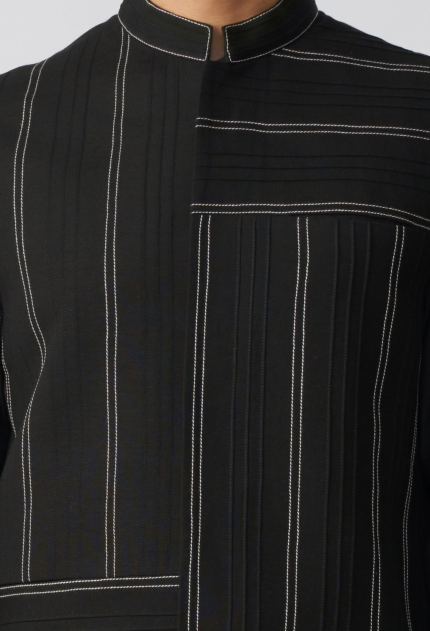 Offset Stitchline Bandi - Black