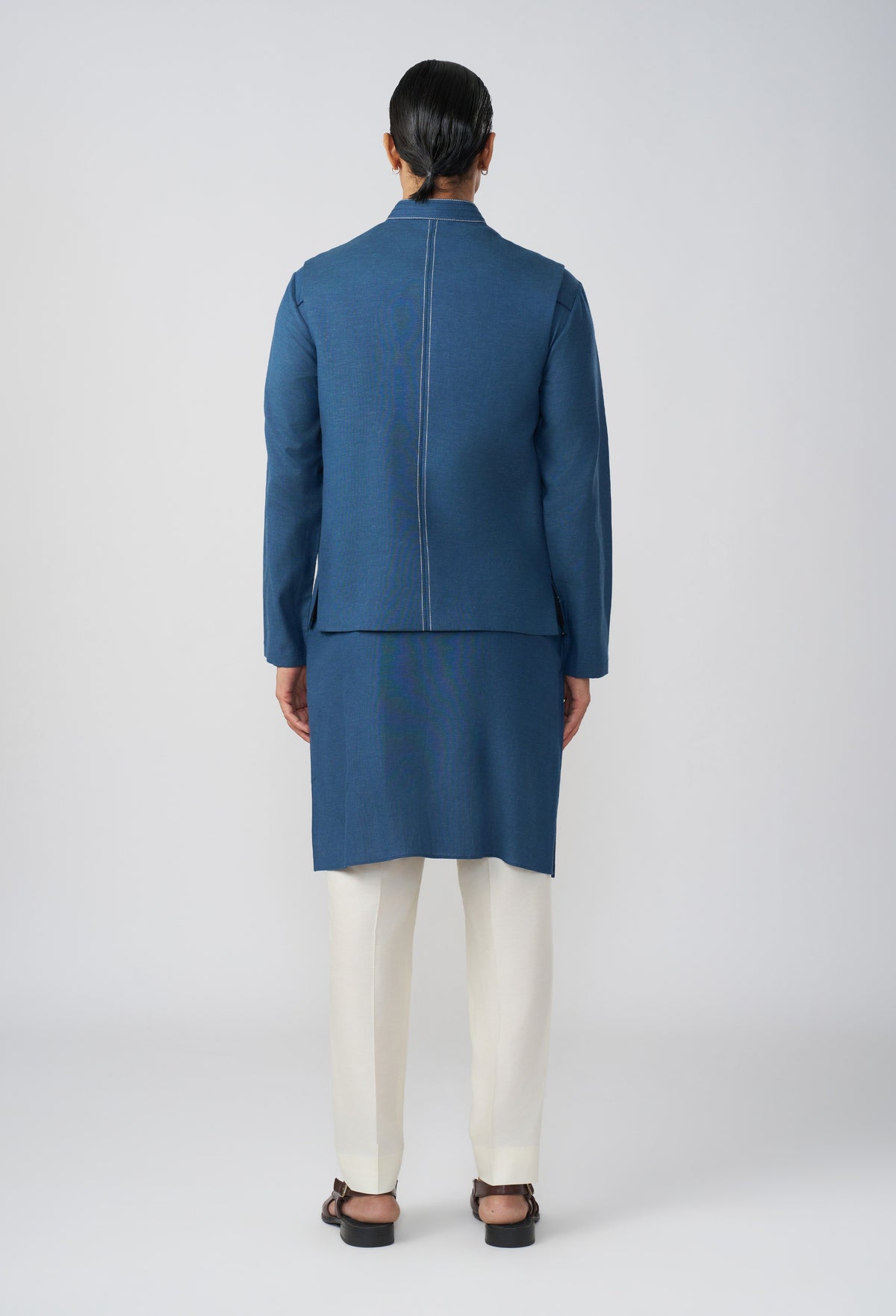 Offset Stitchline Bandi - Royal Blue